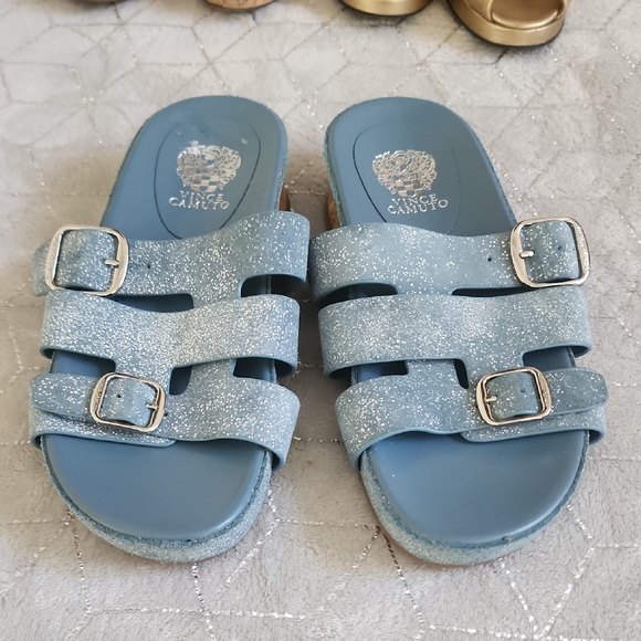 Vince Camuto Shoes - VINCE CAMUTO | Blue Slide Sandals